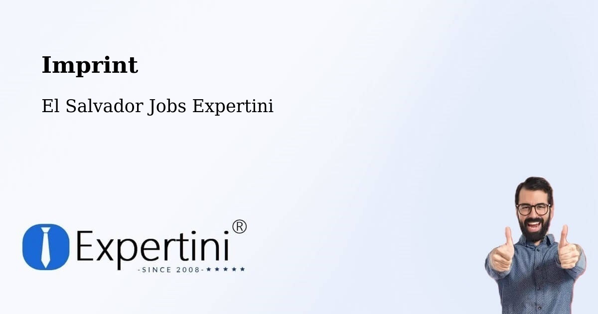 Imprint – Chalatenango - El Salvador Jobs Expertini